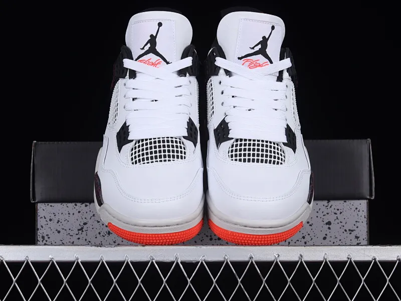 All categories Air Jordan Jordan series basketball shoes Air Jordan 4 X version Air Jordan IV Hot Lava AJ4 Joe 4 hot lava marble pattern 308497-116